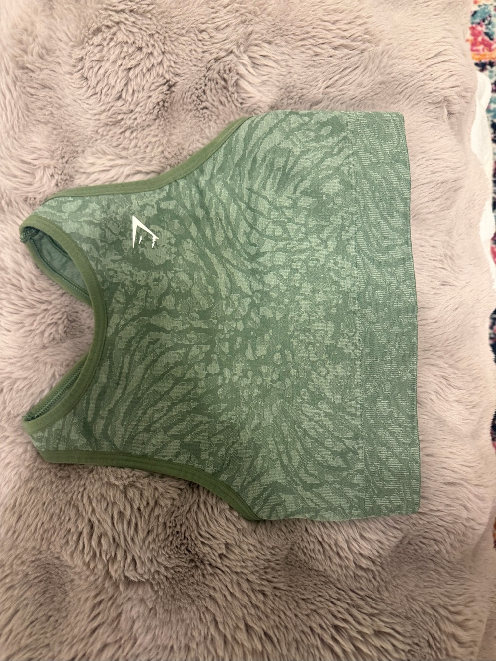 Gymshark Women’s Light Sage Green Seamless Crop Top